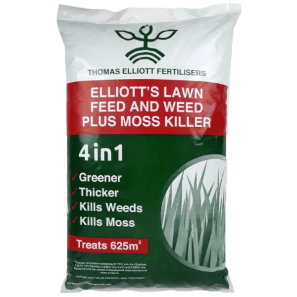 Elliott's Lawn Feed & Weed Plus Moss Killer   20 kg