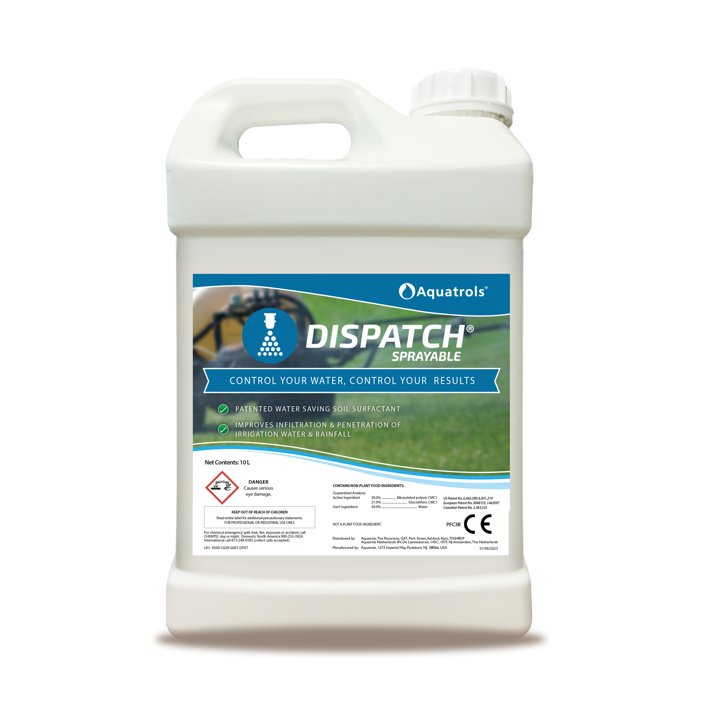Aquatrols Dispatch Sprayable - 10 ltr