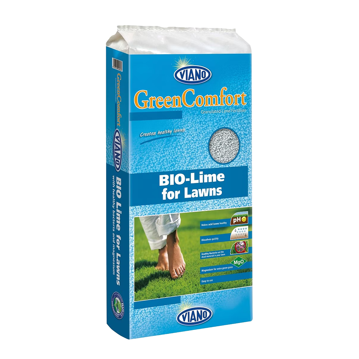 Viano Bio-Lime Organic Lawn Fertiliser - 20 kg